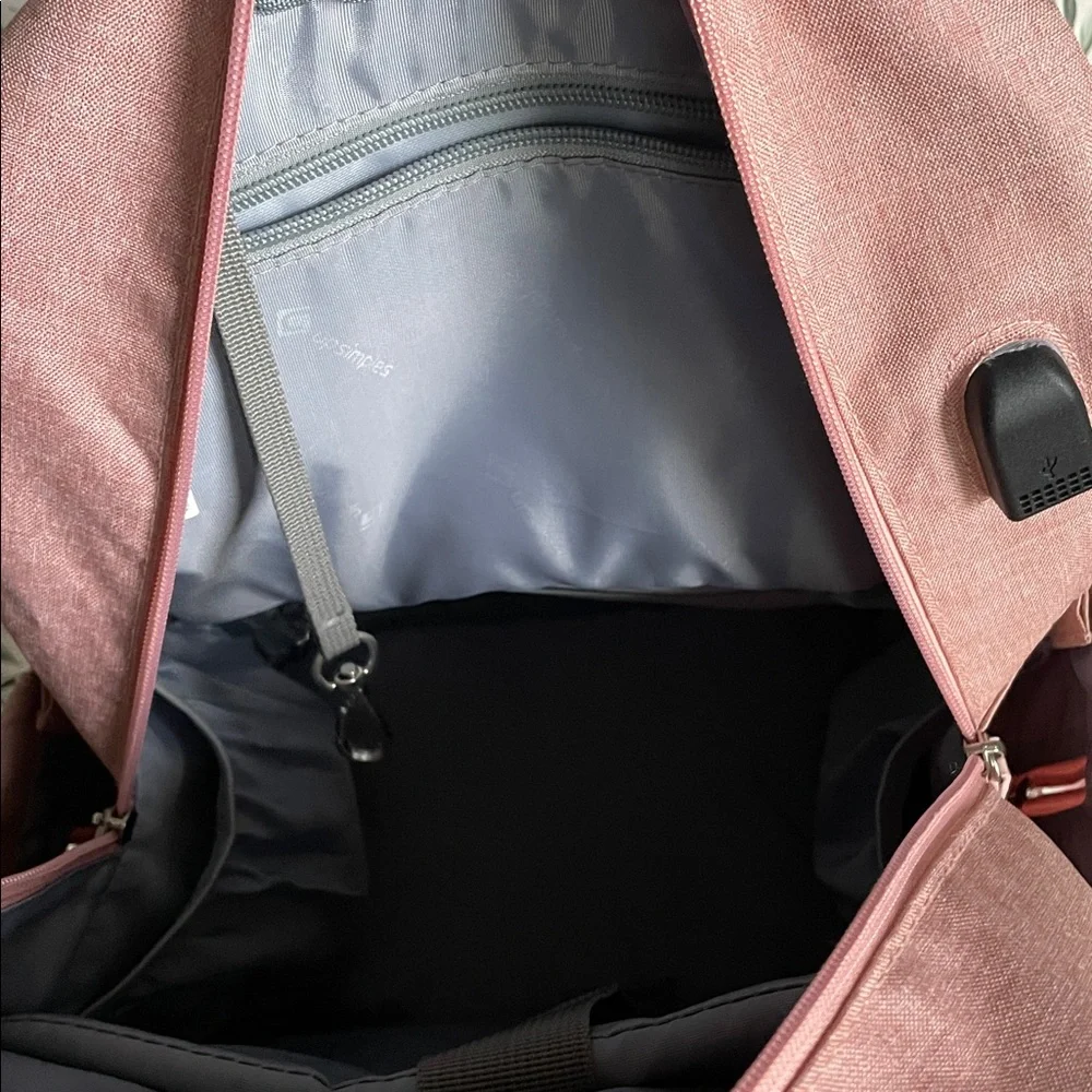Stylish Pink Backpack - Picture 12 of 13